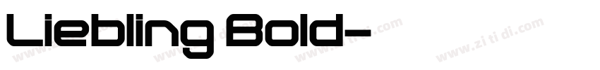 Liebling Bold字体转换 Liebling Bold字体转换